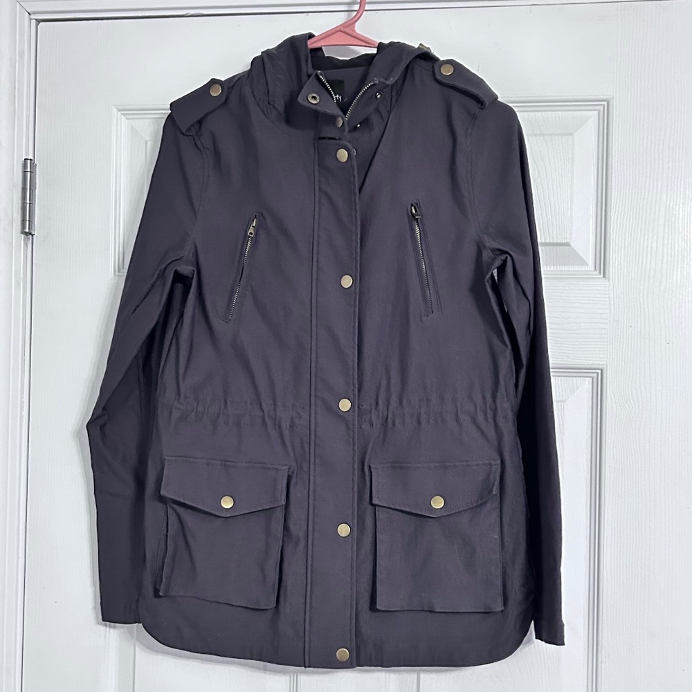 Stitch Fix Eden Society Holly Contrast Hooded Cargo Jacket, Size Small